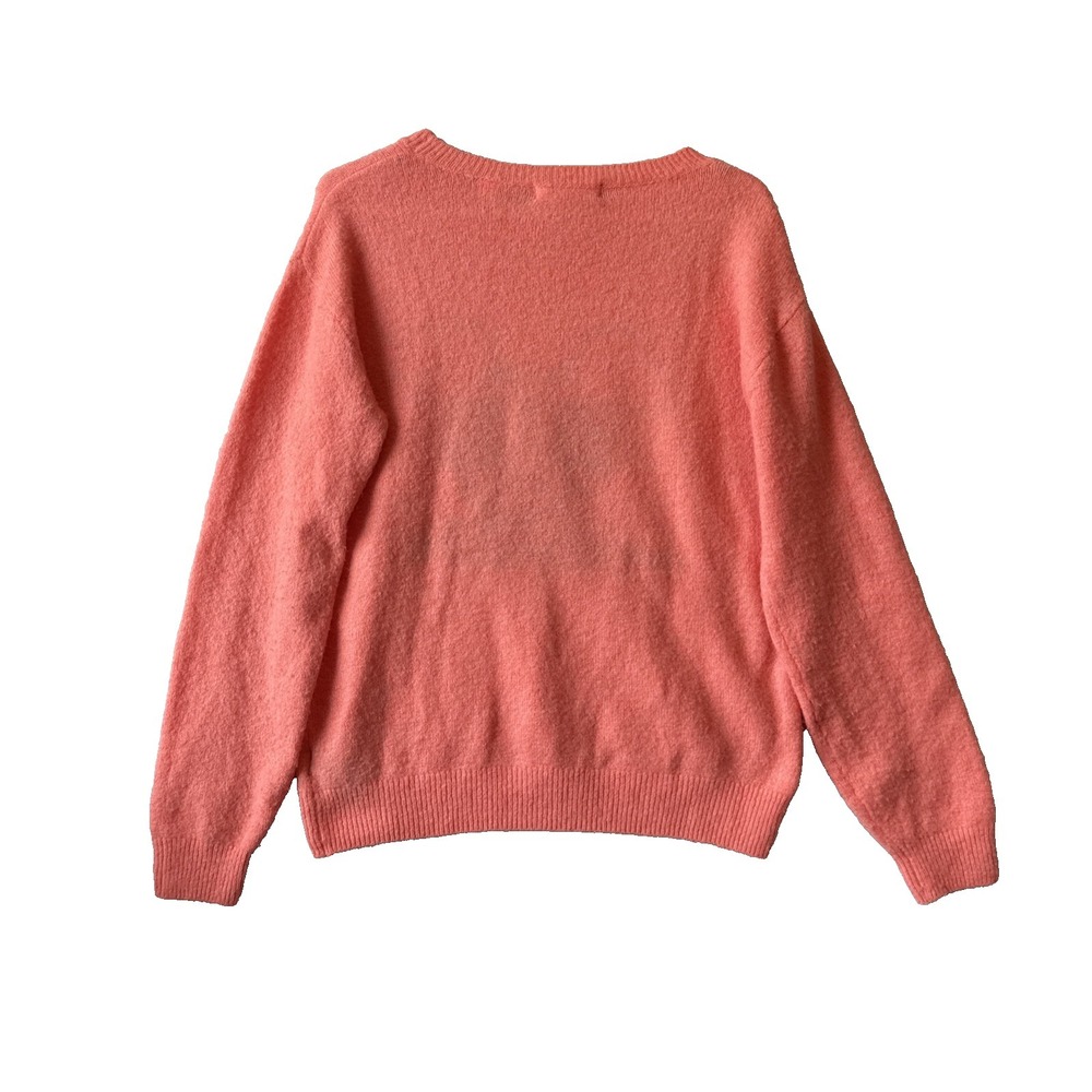 H&M L.O.G.G. Disney Mickey Soft Wool Blend Fuzzy Knit Sweater S 90s Nostalgia - Picture 2 of 10